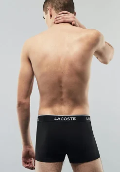 Lacoste Boxer Trunks (3-pack), heren boxers kort, zwart, wit en grijs