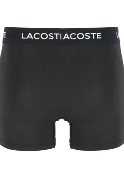 Lacoste Boxer Trunks (3-pack), heren boxers microfiber kort, zwart