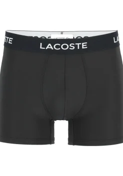 Lacoste Boxer Trunks (3-pack), heren boxers microfiber kort, zwart