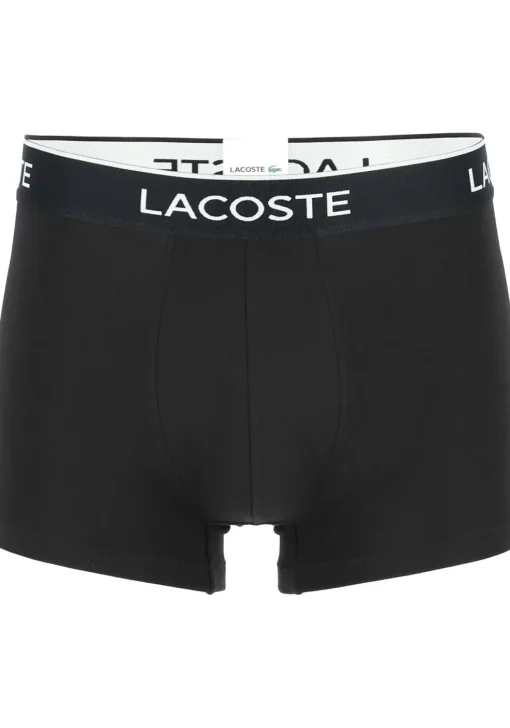 Lacoste Boxer Trunks (3-pack), heren boxers kort, zwart