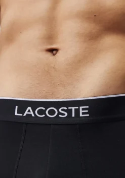 Lacoste Boxer Trunks (3-pack), heren boxers kort, zwart