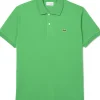 Lacoste Classic Fit polo, calathea groen