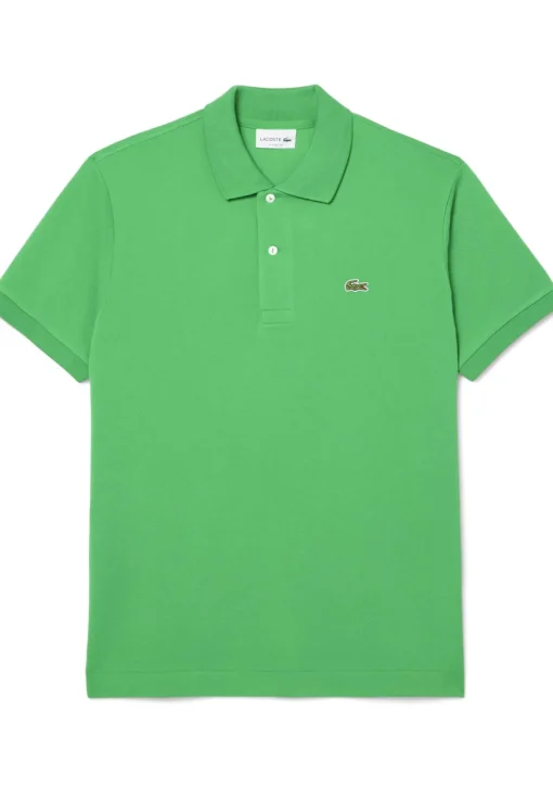Lacoste Classic Fit polo, calathea groen