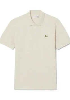 Lacoste Classic Fit polo, grijs beige