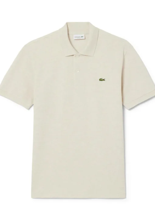 Lacoste Classic Fit polo, grijs beige