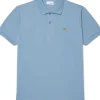 Lacoste Classic Fit polo, leisteen blauw grijs