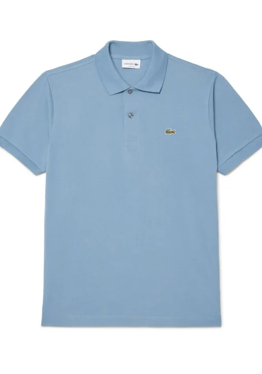 Lacoste Classic Fit polo, leisteen blauw grijs