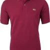 Lacoste Classic Fit polo, bordeaux rood