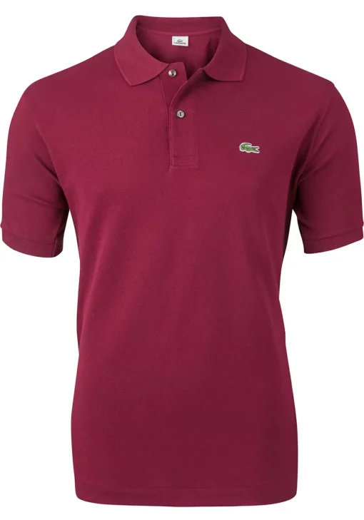 Lacoste Classic Fit polo, bordeaux rood