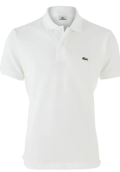 Lacoste Classic Fit polo, wit