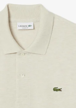 Lacoste Classic Fit polo, grijs beige