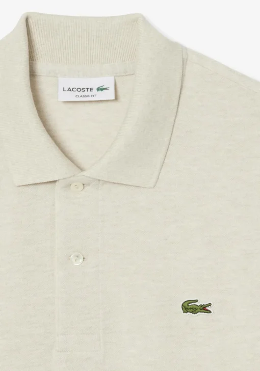 Lacoste Classic Fit polo, grijs beige