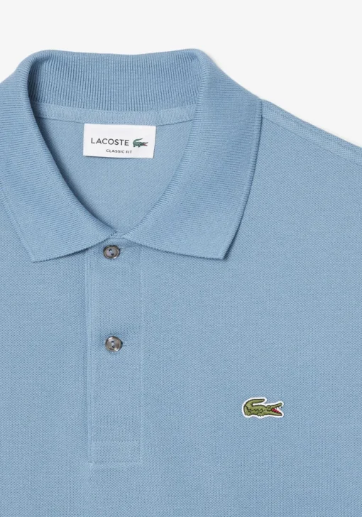 Lacoste Classic Fit polo, leisteen blauw grijs