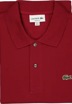 Lacoste Classic Fit polo, bordeaux rood