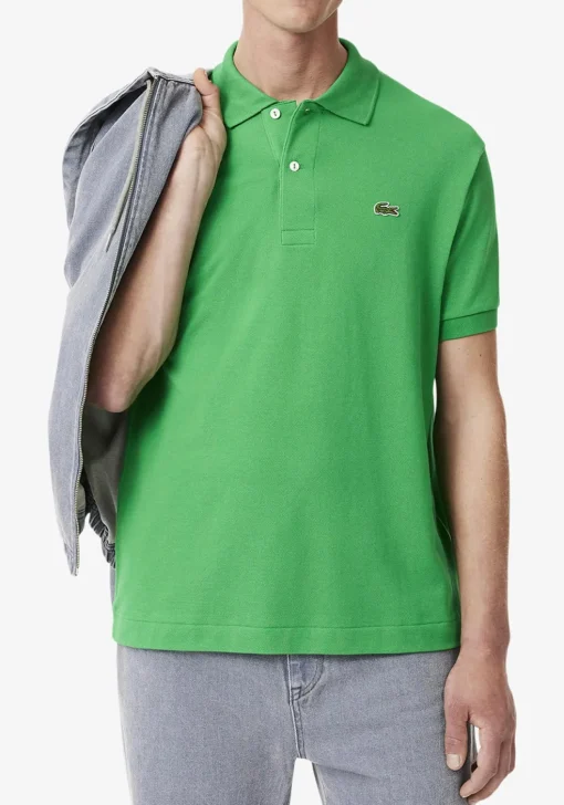 Lacoste Classic Fit polo, calathea groen