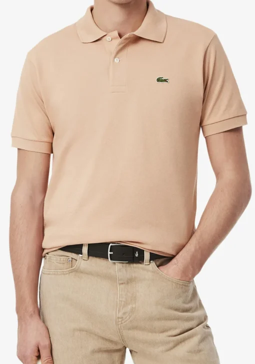 Lacoste Classic Fit polo, latte beige