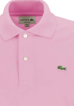 Lacoste Classic Fit polo, gelato lichtroze