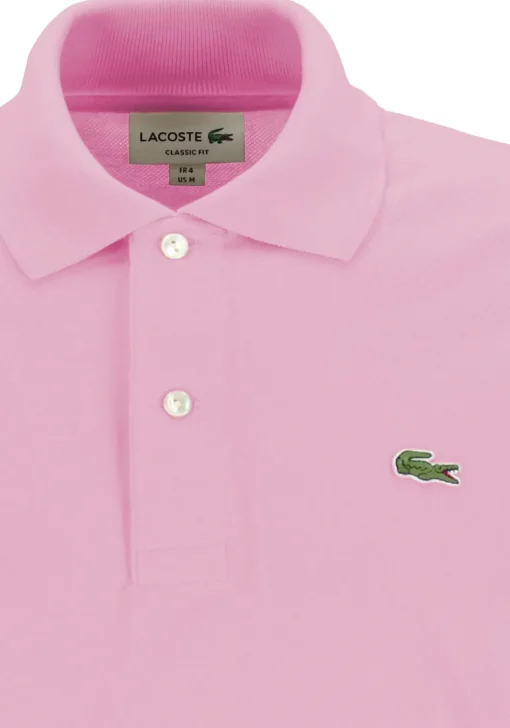Lacoste Classic Fit polo, gelato lichtroze