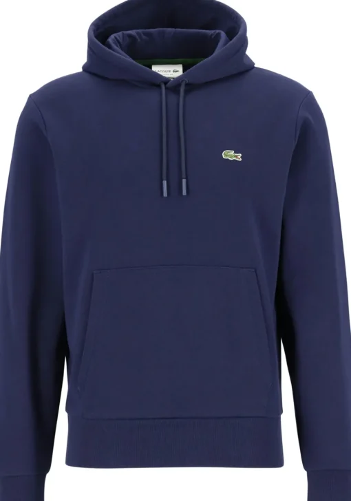 Lacoste heren hoodie sweatshirt, navy blauw