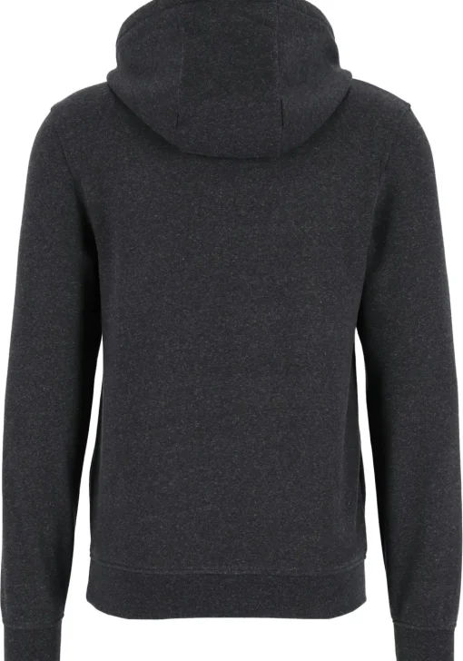 Lacoste heren hoodie sweatshirt, antraciet grijs melange