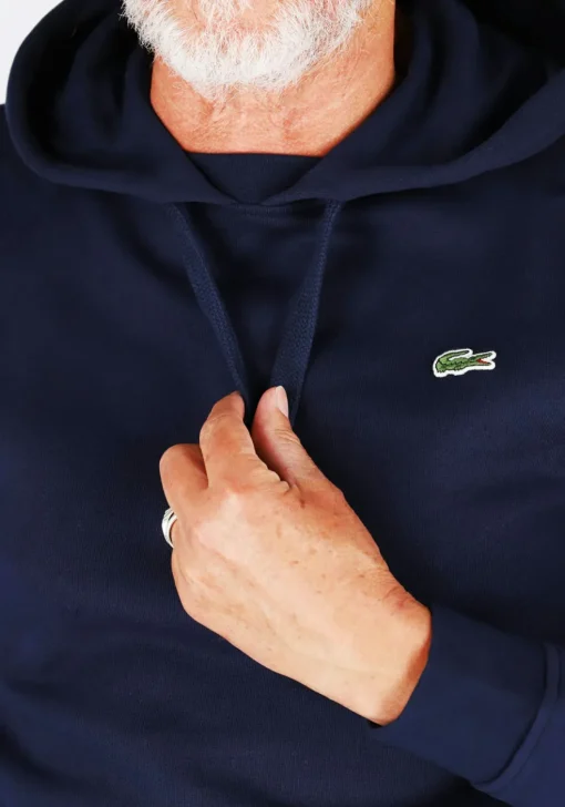 Lacoste heren hoodie sweatshirt, marine blauw