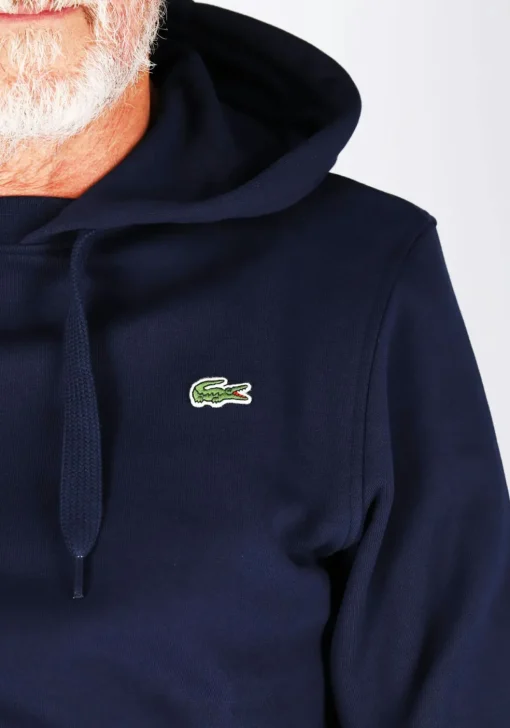 Lacoste heren hoodie sweatshirt, marine blauw