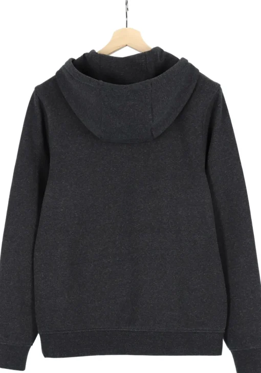 Lacoste heren hoodie sweatshirt, antraciet grijs melange