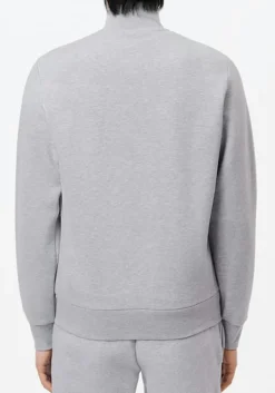 Lacoste heren sweatvest, lichtgrijs melange