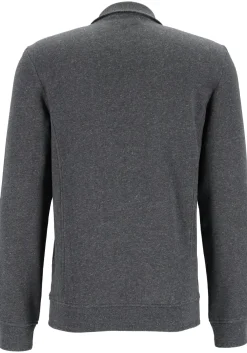 Lacoste heren sweatvest, met rits, antraciet