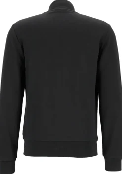 Lacoste heren sweatvest, met rits, zwart