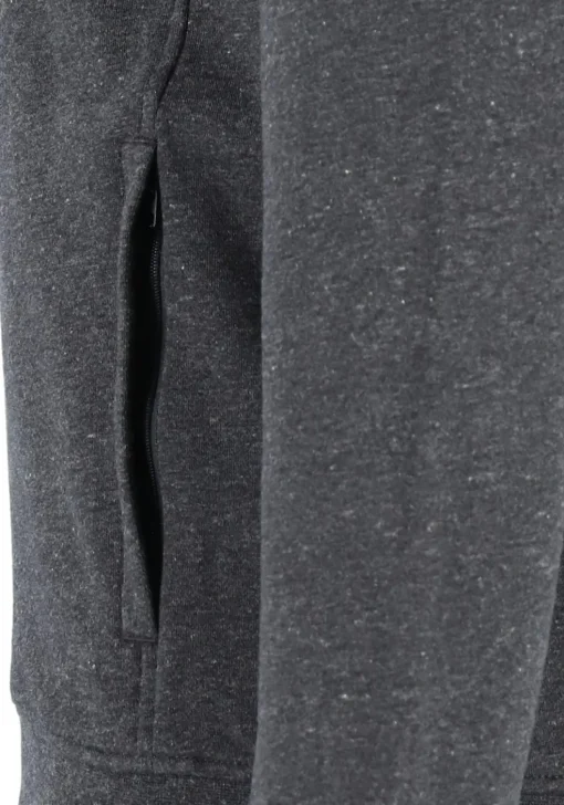 Lacoste heren sweatvest, met rits, antraciet