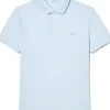 Lacoste Paris Stretch Pique Polo Regular Fit, beekjes blauw