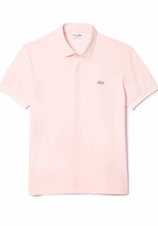 Lacoste Paris Stretch Pique Polo Regular Fit, lichtroze