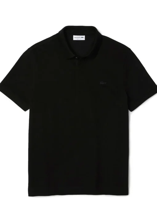 Lacoste Paris Stretch Pique Polo Regular Fit, zwart