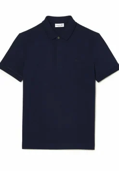 Lacoste Paris Stretch Pique Polo Regular Fit, navy blauw