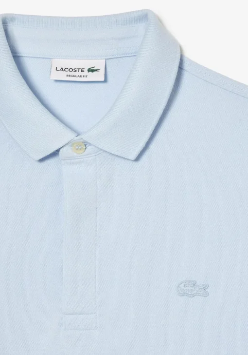 Lacoste Paris Stretch Pique Polo Regular Fit, beekjes blauw