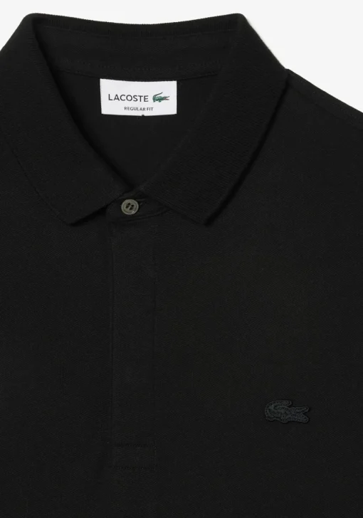 Lacoste Paris Stretch Pique Polo Regular Fit, zwart