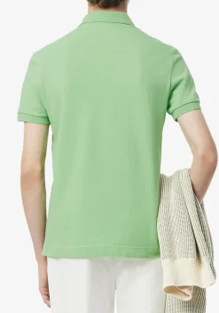 Lacoste Paris Stretch Pique Polo Regular Fit, limoen groen