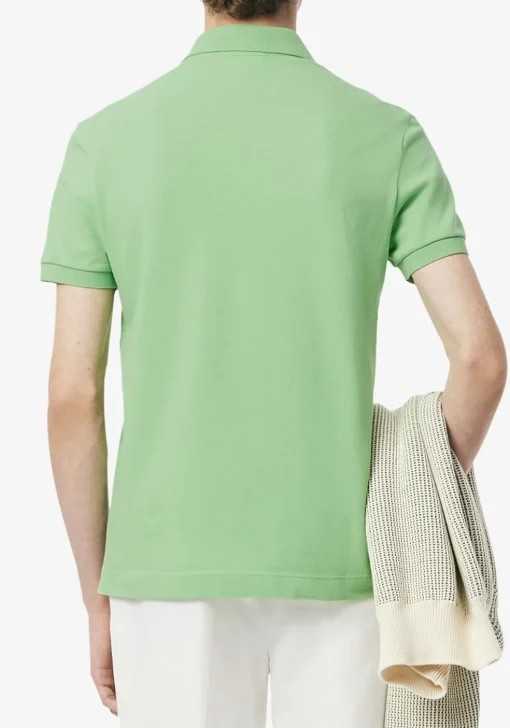 Lacoste Paris Stretch Pique Polo Regular Fit, limoen groen