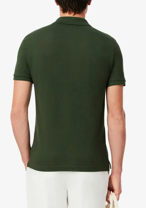 Lacoste Slim Fit polo, army groen