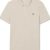 Lacoste Slim Fit polo, grijs beige