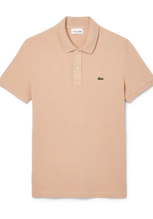 Lacoste Slim Fit polo, zalmroze