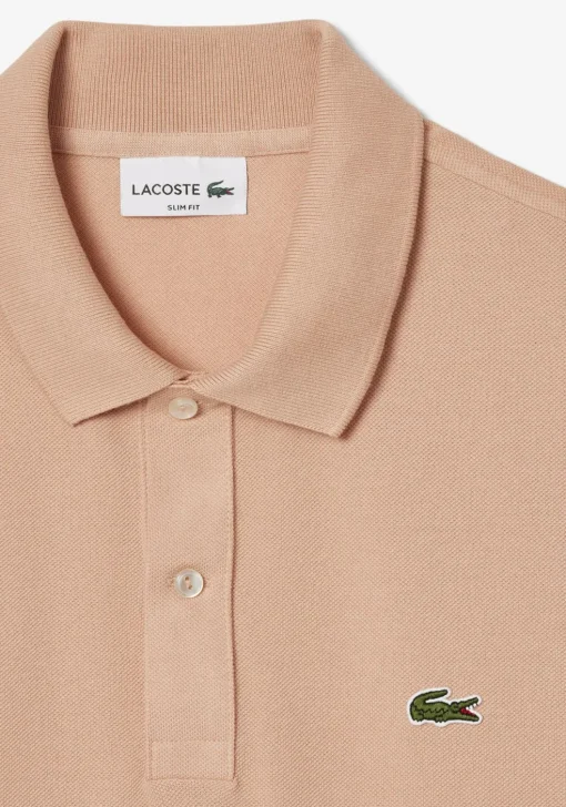 Lacoste Slim Fit polo, zalmroze