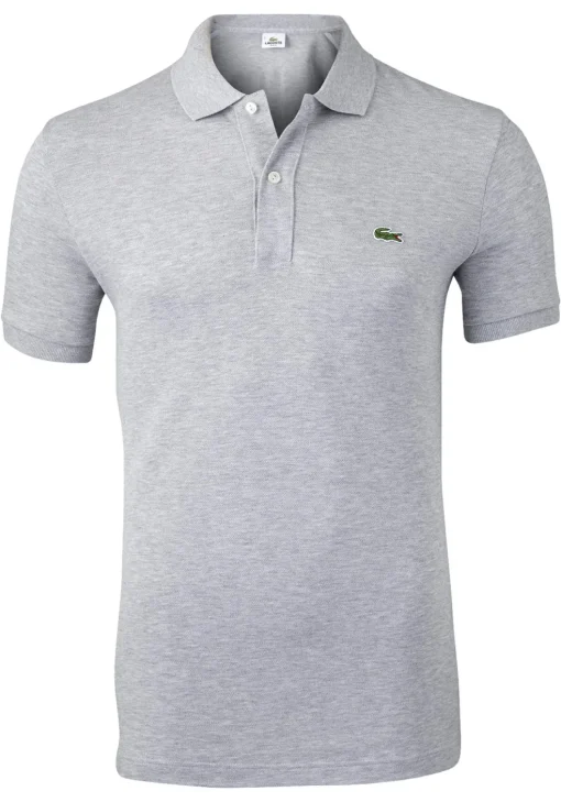 Lacoste Slim Fit polo, zilvergrijs
