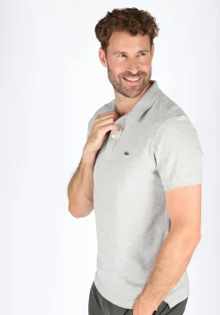 Lacoste Slim Fit polo, zilvergrijs