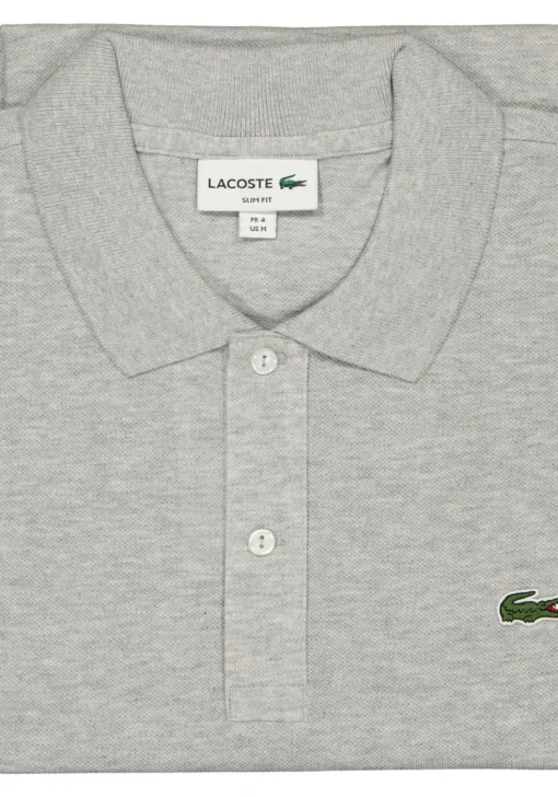 Lacoste Slim Fit polo, zilvergrijs