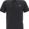 Lacoste Sport polo slim fit, ultra lightweight knit, antraciet grijs