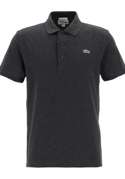 Lacoste Sport polo slim fit, ultra lightweight knit, antraciet grijs