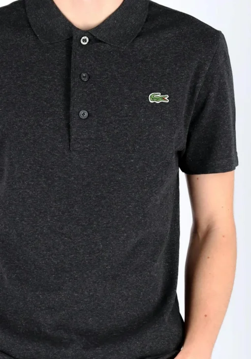 Lacoste Sport polo slim fit, ultra lightweight knit, antraciet grijs