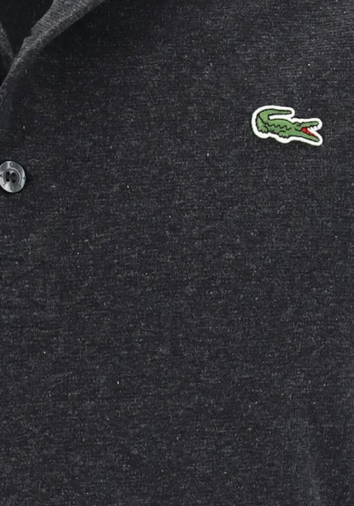Lacoste Sport polo slim fit, ultra lightweight knit, antraciet grijs